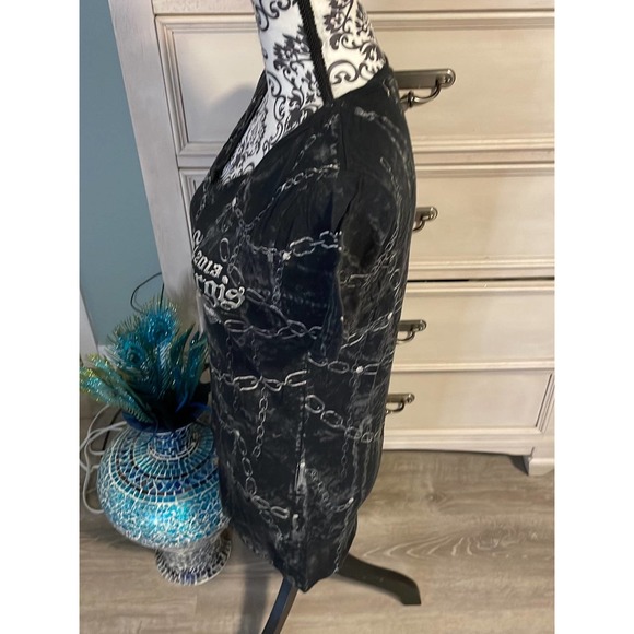 Ladies Harley Davidson chain link graphic shirt medium - Picture 4 of 6